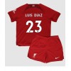 Baby Fußballbekleidung Liverpool Luis Diaz #23 Heimtrikot 2022-23 Kurzarm (+ kurze hosen)